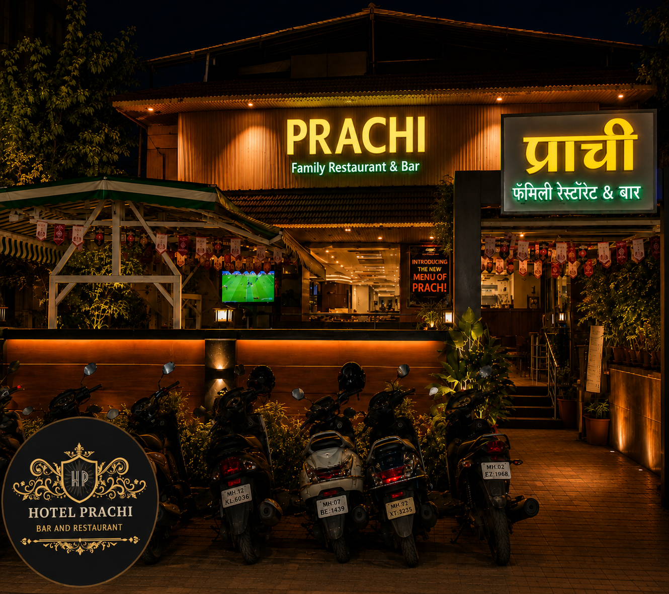 Hotel Prachi family restaurant and bar in Kharadi Pune